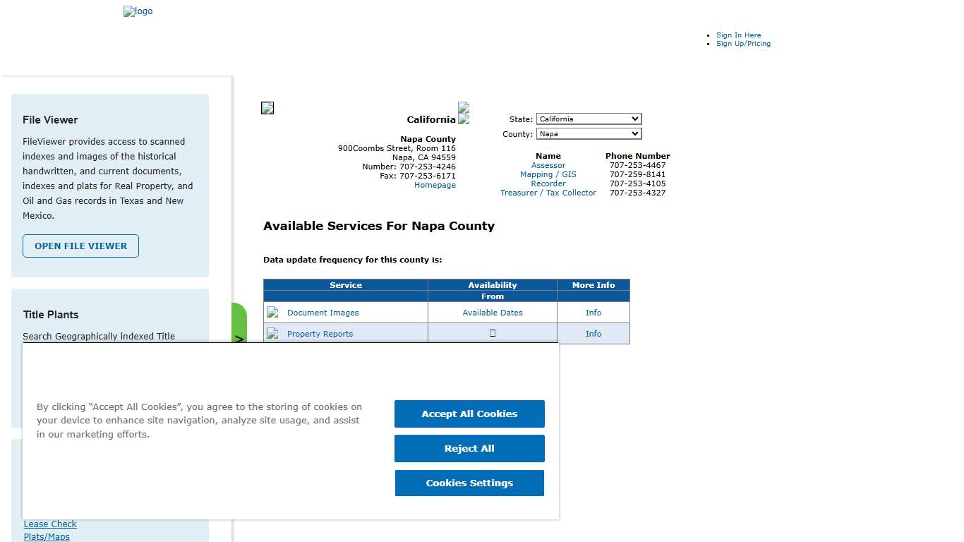 Search Napa County Public Property Records Online CourthouseDirect.com